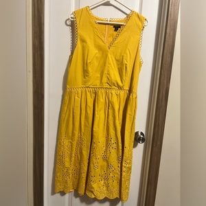 Ann Taylor yellow dress- petite women